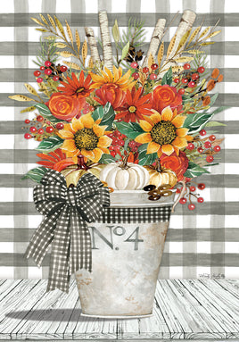 Custom Decor Autumn Arrangement 4674 Decorative Flag 4674FL Flags