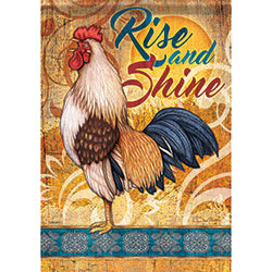 Carson Morning Rooster 46794  Carson Garden Flag 12.5" x 18" '46794 Flags