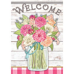 Carson Beautiful Bouquet Glittertrends 46835  Carson Garden Flag 12.5" x 18" '46835 Flags