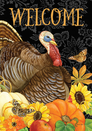 Custom Decor Welcome Turkey 4684 Decorative Flag 4684FL Flags