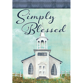 Carson Primitive Church Simply Blessed 49258  Carson Garden Flag 12.5" x 18" '49258 Flags