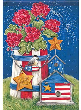 Carson Patriotic Garden 49260  Carson Garden Flag 12.5" x 18" '49260 Flags