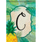 Carson Palms & Floral Monogram C Dura Soft 49266  Carson Garden Flag 12.5