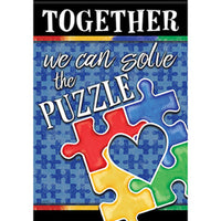 Carson Autism Awareness 49632 Carson Garden Flag 13" x 18" '49632 Flags