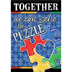 Carson Autism Awareness 49632 Carson Garden Flag 13" x 18" '49632 Flags
