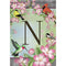 Carson Songbird Monogram N 49667 Carson Garden Flag 12.5