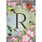 Carson Songbird Monogram R 49669 Carson Garden Flag 12.5