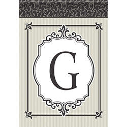 Carson Timeless Details Monogram G 49694 Carson Garden Flag 12.5" x 18" '49694 Flags