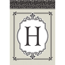 Carson Timeless Details Monogram H 49695 Carson Garden Flag 12.5" x 18" '49695 Flags