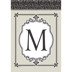 Carson Timeless Details Monogram M 49699 Carson Garden Flag 12.5" x 18" '49699 Flags