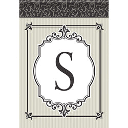 Carson Timeless Details Monogram S 49703 Carson Garden Flag 12.5" x 18" '49703 Flags