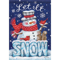 Carson Winter Snow 50172 Carson Garden Flag 12.5" x 18" '50172 Flags