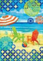 Custom Decor Beach Adirondacks 3132 Decorative Flag 3132FL Flags