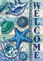 Custom Decor Welcome Shells 3133 Decorative Flag 3133FL Flags