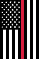 Custom Decor Thin Red Line 3296 Decorative Flag 3296FL Flags