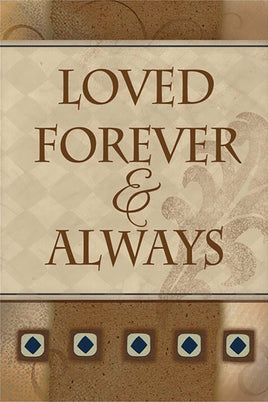 Custom Decor Loved Forever 3352 Decorative Flag 3352FM Flags