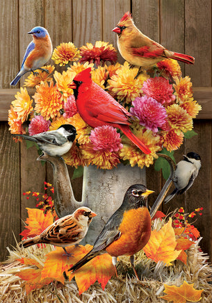 Custom Decor Mums And Birds 3376 Decorative Flag 3376FL Flags