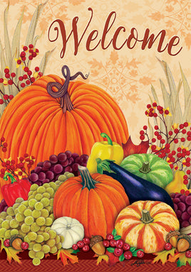 Custom Decor Pumpkins And Gourds 3386 Decorative Flag 3386FL Flags