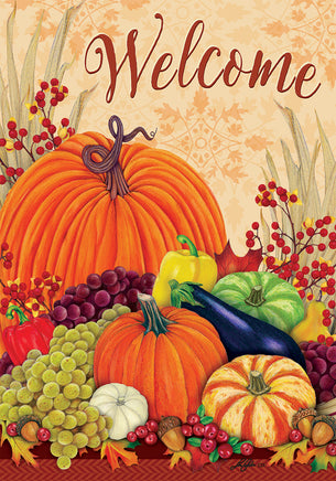 Custom Decor Pumpkins And Gourds 3386 Decorative Flag 3386FL Flags