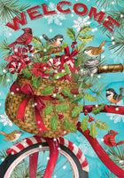 Custom Decor Christmas Bike 3407 Decorative Flag 3407FL Flags