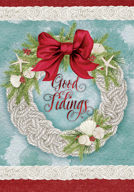 Custom Decor Good Tidings 3422 Decorative Flag 3422FL Flags