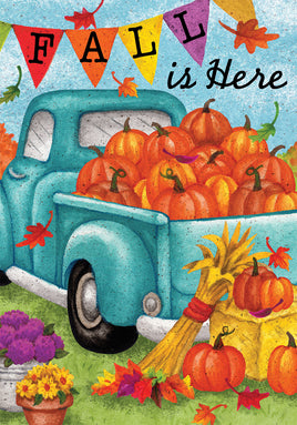 Custom Decor Fall Is Here 3844 Decorative Flag 3844FL Flags