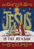 Custom Decor Jesus Is The Reason 3864 Decorative Flag 3864FL Flags